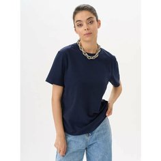 Футболка Uzcotton, размер 40-42\XXS, темно-синий
