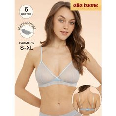 Бюстгальтер Alla Buone, размер 48, голубой