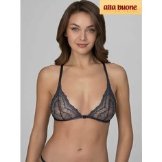 Бюстгальтер Alla Buone, размер 44, серый