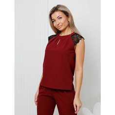 Костюм классический TOPLES, размер 50, бордовый