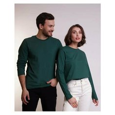 Лонгслив Uzcotton Premium, размер 40-42\XXS, , темно-зеленый