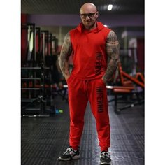 Брюки Inferno Style Брюки спортивные INFERNO style Б-001-001, размер M, красный