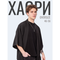 Халат , размер 54/56, черный Нет бренда