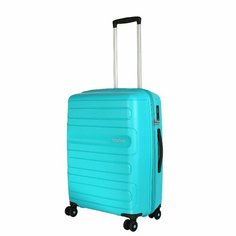 Чемодан American Tourister, 83.5 л, размер M, бирюза