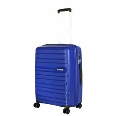 Чемодан American Tourister, 83.5 л, размер M, синий