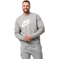 Свитшот спортивный NIKE NSW CLUB BB CREW GX SWEATSHIRT, размер L, , gray
