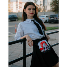 Сумка мессенджер НЕСТАНДАРТИКА, фактура гладкая, красный, черный, белый