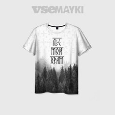 Футболка VseMayki.Ru, размер 42/44, белый