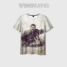 Футболка VseMayki.Ru, размер 64/66, белый