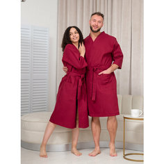 Халат для кормящих мам BIO-TEXTILES, размер 52-54, бордовый