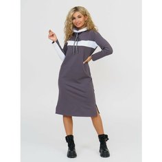 Платье NSD-STYLE, размер 48, серый
