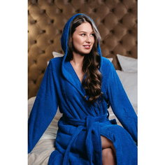 Халат для кормящих мам BIO-TEXTILES, размер 44-46, васильковый
