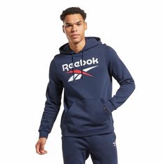 Худи спортивное Reebok Identity Big Logo, размер S, , синий