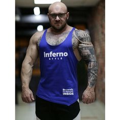 Майка Inferno Style, 1 шт., размер XL, cиний