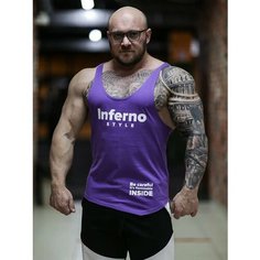 Майка Inferno Style, 1 шт., размер XL, фиолетовый