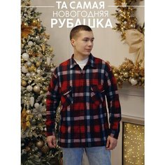 Рубашка FORSA Лето-Осень 2024, размер 62/M, красный