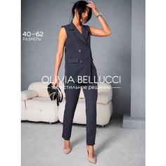 Костюм классический Olivia Bellucci, размер 40, графит