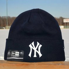 Шапка бини NEW ERA NY, оригинал для мужчин и женщин, размер 50-60, темно-синий