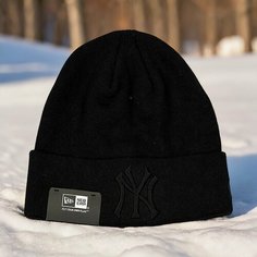 Шапка бини NEW ERA NY, оригинал для мужчин и женщин, размер 50-60, черный