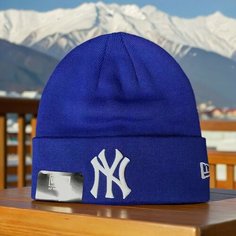 Шапка бини NEW ERA NY, оригинал для мужчин и женщин, размер 50-60, синий