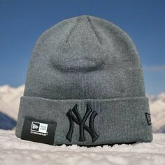 Шапка бини NEW ERA NY, оригинал для мужчин и женщин, размер 50-60, серый