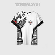 Футболка VseMayki.Ru, размер 48/50, белый