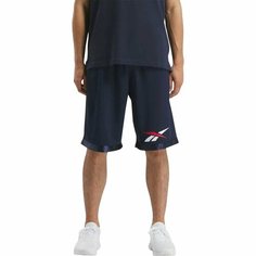 Шорты Reebok Basketball Mesh Shorts, размер S, синий