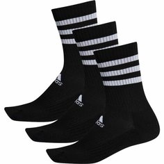 Носки adidas 3 Stripes Cushioned Crew 3PP, комплект, 3 пары, размер XXL, черный