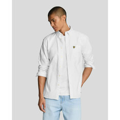 Рубашка Lyle & Scott Plain Oxford Shirt, размер M, white