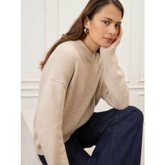 Джемпер look7, размер S/M, , белый/бежевый