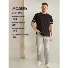Футболка BeGood mens collection, размер 52, черный