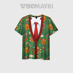 Футболка VseMayki.Ru, размер 72/74, белый