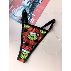 Трусы Caramel underwear, размер M-L, красный, черный, зеленый