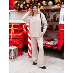 Костюм спортивный KARACHTEX, размер 52-54, бежевый