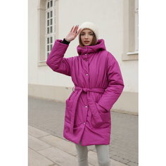 Пуховик Lkona BLACK, размер XS, фуксия