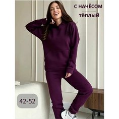 Костюм спортивный Modellini Костюм утепленный, размер 50, марсала