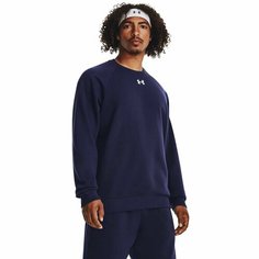 Свитшот спортивный Under Armour Rival Fleece Crew, размер LG, , синий