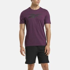 Футболка Reebok GS VECTOR TEE, размер S, фиолетовый