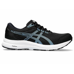 Кроссовки ASICS GEL-CONTEND 8, полнота F, размер 8 US, черный/голубой/белый