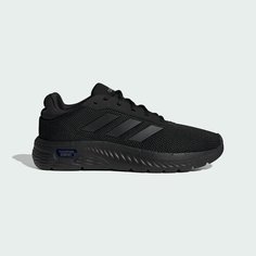 Кроссовки adidas Cloudfoam Comfy, размер 8 UK, core black / core black / iron metallic