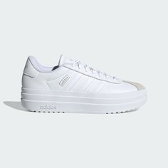 Кроссовки adidas VL Court Bold, размер 6 UK, Cloud White / Cloud White / Crystal White