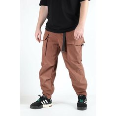 Брюки джоггеры BLK CROWN, размер XL, коричневый