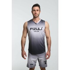 Майка спортивная FIZULI, размер M, серебряный