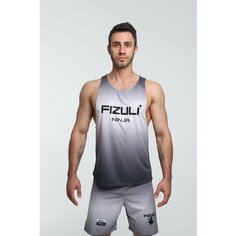 Майка спортивная FIZULI, размер M, серебряный