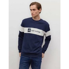 Толстовка JUST CLOTHES, размер 48, , темно-синий