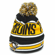Шапка Atributika & Club Pittsburgh Penguins для мужчин, размер 55-58, желтый