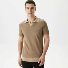 Поло LACOSTE, размер T5, коричневый