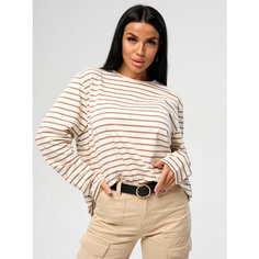 Лонгслив Emotion Day, размер 50, , молочный/бежевый