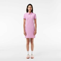 Платье LACOSTE Slim fit, размер T38, ярко-розовый