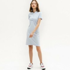 Платье LACOSTE Slim fit, размер T34, голубой